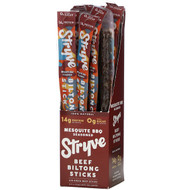 Stryve Foods, Beef Biltong Stick, Mesquite BBQ, 12 Sticks, 1 oz (28 g) Each