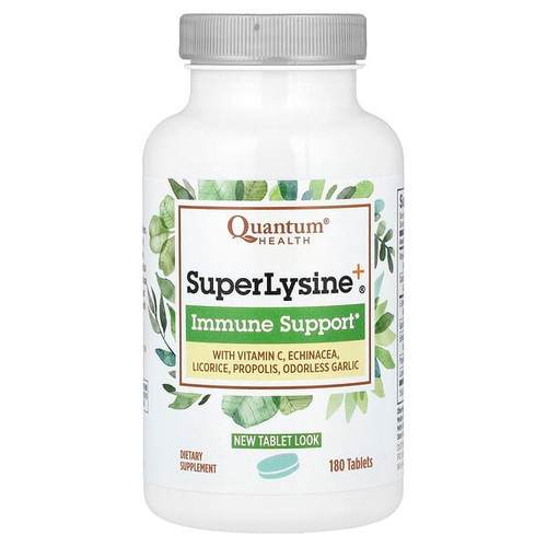 <img alt="Quantum Health, SuperLysine+, Immune Support, 180 Tablets" title="Quantum Health, SuperLysine+, Immune Support, 180 Tablets,046985001113"