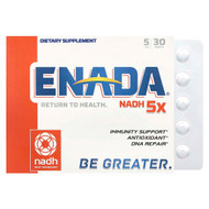 <img alt="ENADA, NADH 5x, 5 mg, 30 Tablets" title="ENADA, NADH 5x, 5 mg, 30 Tablets,709546103502"