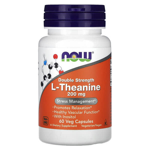 <img alt="NOW Foods, L-Theanine, 60 Veg Capsules" title="NOW Foods, L-Theanine, 60 Veg Capsules,733739001474"