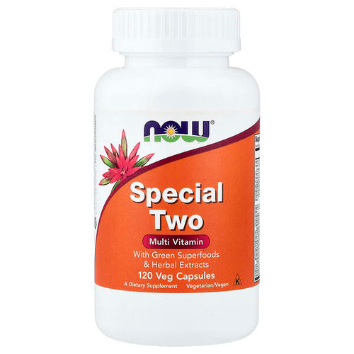 <img alt="NOW Foods, Special Two, Multi Vitamin, 120 Veg Capsules" title="NOW Foods, Special Two, Multi Vitamin, 120 Veg Capsules,733739038685"