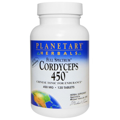<img alt="Planetary Herbals, Cordyceps 450, Full Spectrum, 450 mg, 120 Tablets" title="Planetary Herbals, Cordyceps 450, Full Spectrum, 450 mg, 120 Tablets,021078104339"