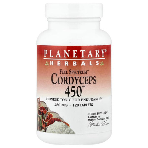 <img alt="Planetary Herbals, Full Spectrum Cordyceps 450, 120 Tablets" title="Planetary Herbals, Full Spectrum Cordyceps 450, 120 Tablets,021078104339"