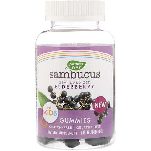 <img alt="Natures Way, Sambucus Gummies for Kids Standardized Elderberry, 60 Gummies" title="Natures Way, Sambucus Gummies for Kids Standardized Elderberry, 60 Gummies,033674122853"