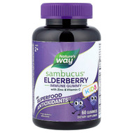 <img alt="Natures Way, Sambucus Kids, Immune Gummy with Zinc & Vitamin C, Ages 2+, Elderberry, 60 Gummies" title="Natures Way, Sambucus Kids, Immune Gummy with Zinc & Vitamin C, Ages 2+, Elderberry, 60 Gummies,033674122853"