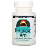 <img alt="Source Naturals, Hyaluronic Acid, 100 mg, 30 Tablets" title="Source Naturals, Hyaluronic Acid, 100 mg, 30 Tablets,021078018131"