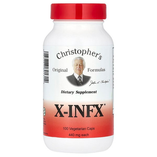 <img alt="Christophers Original Formulas, X-INFX, 440 mg, 100 Vegetarian Caps (880 mg per Capsule)" title="Christophers Original Formulas, X-INFX, 440 mg, 100 Vegetarian Caps (880 mg per Capsule),084783891314"
