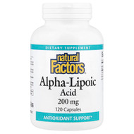 <img alt="Natural Factors, Alpha-Lipoic Acid, 200 mg, 120 Capsules" title="Natural Factors, Alpha-Lipoic Acid, 200 mg, 120 Capsules,068958020990"