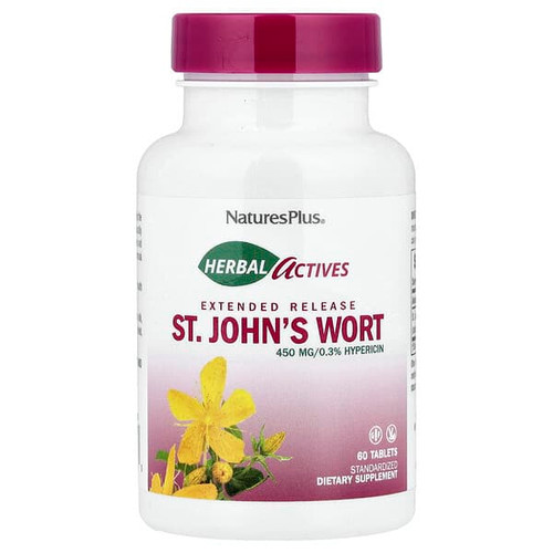 <img alt="NaturesPlus, Herbal Actives, St. Johns Wort, 450 mg, 60 Tablets" title="NaturesPlus, Herbal Actives, St. Johns Wort, 450 mg, 60 Tablets,097467073500"