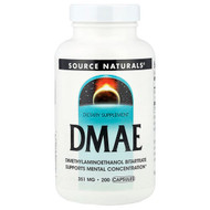 <img alt="Source Naturals, DMAE, 351 mg, 200 Capsules" title="Source Naturals, DMAE, 351 mg, 200 Capsules,021078015833"
