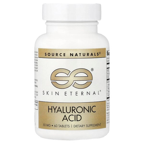 <img alt="Source Naturals, Skin Eternal, Hyaluronic Acid, 60 Tablets" title="Source Naturals, Skin Eternal, Hyaluronic Acid, 60 Tablets,021078016250"