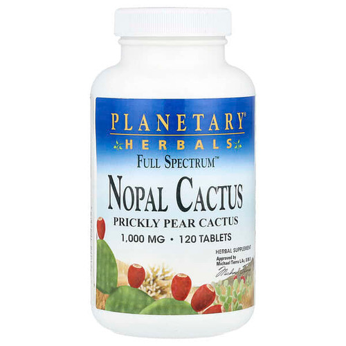 <img alt="Planetary Herbals, Full Spectrum, Nopal Cactus, 120 Tablets" title="Planetary Herbals, Full Spectrum, Nopal Cactus, 120 Tablets,021078105763"