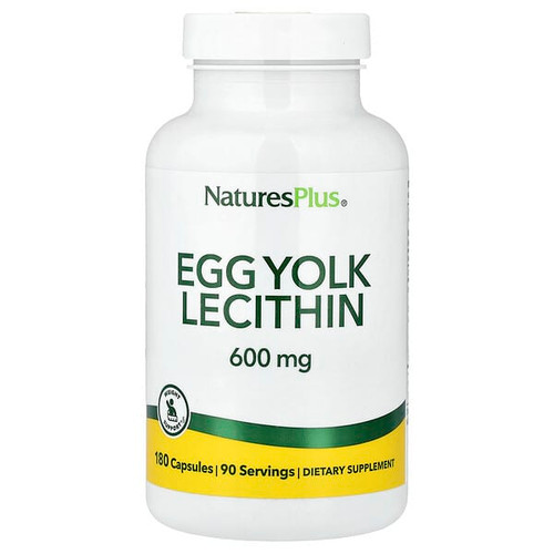 <img alt="NaturesPlus, Egg Yolk Lecithin, 180 Capsules (300 mg Per capsule)" title="NaturesPlus, Egg Yolk Lecithin, 180 Capsules (300 mg Per capsule),097467041738"