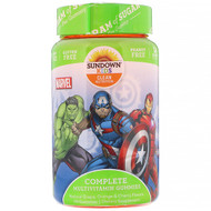 <img alt="Sundown Naturals Kids, Complete Multivitamin Gummies, Marvel Avengers, Grape, Orange & Cherry , 60 Gummies" title="Sundown Naturals Kids, Complete Multivitamin Gummies, Marvel Avengers, Grape, Orange & Cherry , 60 Gummies,030768684556"