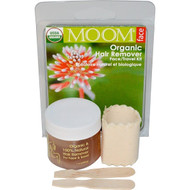 3 PACK of Moom, Organic Hair Remover Face/Travel Kit, 1 Kit