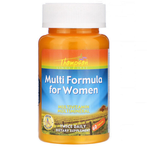 <img alt="Thompson, Multi Formula for Women, 60 Capsules" title="Thompson, Multi Formula for Women, 60 Capsules,031315195464"