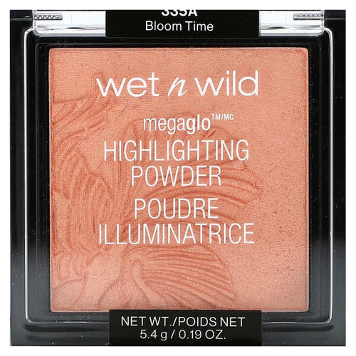 <img alt="wet n wild, MegaGlo, Highlighting Powder, 335A Bloom Time, 0.19 oz (5.4 g) (Discontinued Item)" title="wet n wild, MegaGlo, Highlighting Powder, 335A Bloom Time, 0.19 oz (5.4 g) (Discontinued Item),077802365118"