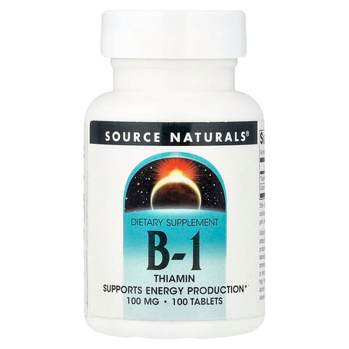 <img alt="Source Naturals, Vitamin B-1Thiamin, 100 Tablets" title="Source Naturals, Vitamin B-1Thiamin, 100 Tablets,021078004073"