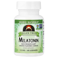 <img alt="Source Naturals, Vegan True, Melatonin, Orange, 60 Lozenges" title="Source Naturals, Vegan True, Melatonin, Orange, 60 Lozenges,021078025801"