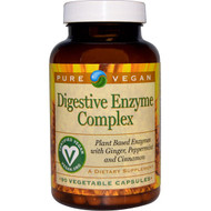 <img alt="Pure Vegan, Digestive Enzyme Complex, 90 Veggie Caps" title="Pure Vegan, Digestive Enzyme Complex, 90 Veggie Caps,013886710062"
