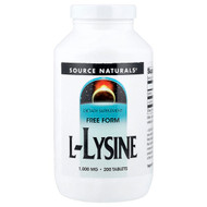 <img alt="Source Naturals, L-Lysine, 1,000 mg, 200 Tablets" title="Source Naturals, L-Lysine, 1,000 mg, 200 Tablets,021078026808"