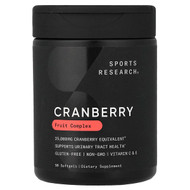<img alt="Sports Research, Cranberry Fruit Complex, 90 Softgels" title="Sports Research, Cranberry Fruit Complex, 90 Softgels,023249010302"