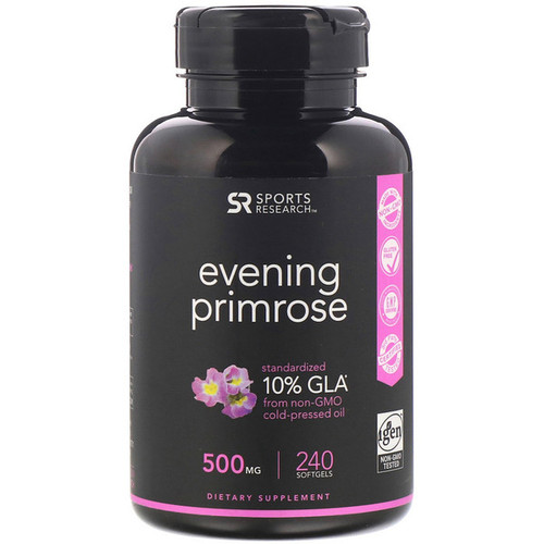 <img alt="Sports Research, Evening Primrose, 500 mg, 240 Softgels" title="Sports Research, Evening Primrose, 500 mg, 240 Softgels,023249011194"