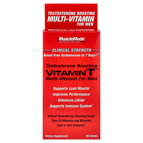 <img alt="MuscleMeds, Vitamin T, Testosterone Boosting Multi-Vitamin For Men, 90 Tablets" title="MuscleMeds, Vitamin T, Testosterone Boosting Multi-Vitamin For Men, 90 Tablets,891597005499"
