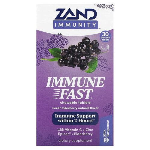 <img alt="Zand, Immunity, Immune Fast, Sweet Elderberry, 30 Chewable Tablets" title="Zand, Immunity, Immune Fast, Sweet Elderberry, 30 Chewable Tablets,041954534852"