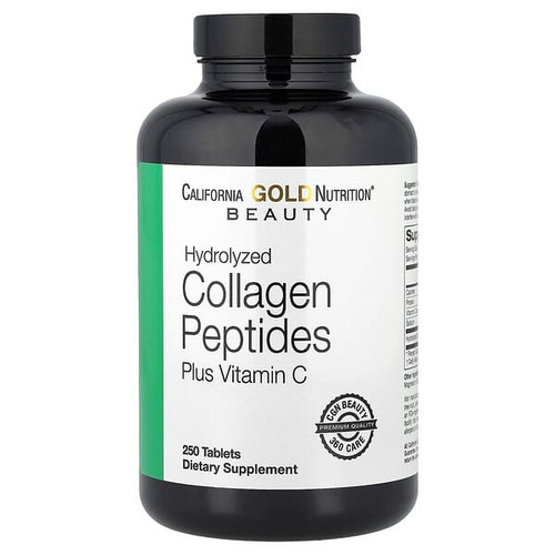 <img alt="California Gold Nutrition, Hydrolyzed Collagen Peptides, Type I & III, and Vitamin C, 250 Tablets" title="California Gold Nutrition, Hydrolyzed Collagen Peptides, Type I & III, and Vitamin C, 250 Tablets,898220011780"