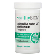 <img alt="HealthyBiom, Lactobacillus Reuteri LRC with Vitamin D, 5 Billion CFUs, 90 Veggie Capsules" title="HealthyBiom, Lactobacillus Reuteri LRC with Vitamin D, 5 Billion CFUs, 90 Veggie Capsules,898220016501"