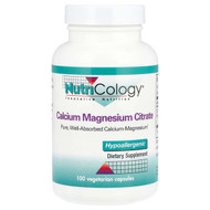 <img alt="Nutricology, Calcium Magnesium Citrate, 100 Vegetarian Capsules" title="Nutricology, Calcium Magnesium Citrate, 100 Vegetarian Capsules,713947519800"