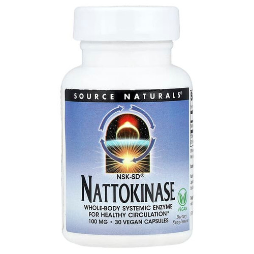 <img alt="Source Naturals, NSK-SD Nattokinase, 100 mg, 30 Vegan Capsules" title="Source Naturals, NSK-SD Nattokinase, 100 mg, 30 Vegan Capsules,021078018841"