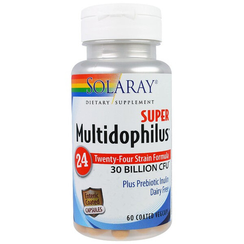 <img alt="Solaray, Super Multidophilus 24, 30 Billion CFU, 60 Coated Vegcaps" title="Solaray, Super Multidophilus 24, 30 Billion CFU, 60 Coated Vegcaps,076280905786"