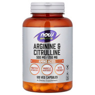 <img alt="NOW Foods, Sports, Arginine & Citrulline, 120 Veg Capsules" title="NOW Foods, Sports, Arginine & Citrulline, 120 Veg Capsules,733739000378"