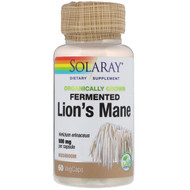 <img alt="Solaray, Organically Grown Fermented Lions Mane Mushroom, 500 mg , 60 VegCaps" title="Solaray, Organically Grown Fermented Lions Mane Mushroom, 500 mg , 60 VegCaps,076280719833"