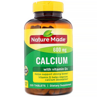 <img alt="Nature Made, Calcium with Vitamin D3, 600 mg, 220 Tablets" title="Nature Made, Calcium with Vitamin D3, 600 mg, 220 Tablets,031604012120"