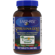 <img alt="Earthrise, Spirulina Gold Plus, 500 mg, 180 Tablets" title="Earthrise, Spirulina Gold Plus, 500 mg, 180 Tablets,032602846281"