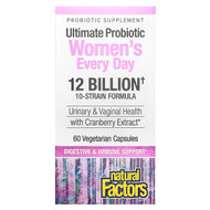 <img alt="Natural Factors, Ultimate Probiotic Womens Every Day, 12 Billion, 60 Vegetarian Capsules" title="Natural Factors, Ultimate Probiotic Womens Every Day, 12 Billion, 60 Vegetarian Capsules,068958018492"