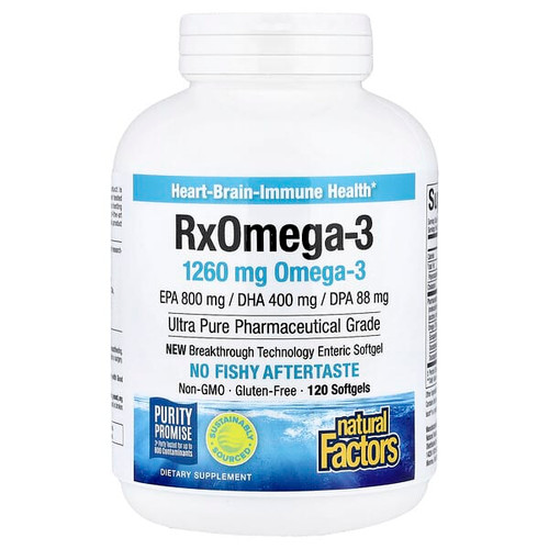<img alt="Natural Factors, Rx Omega-3, 120 Softgels (630 mg per Softgel)" title="Natural Factors, Rx Omega-3, 120 Softgels (630 mg per Softgel),068958035499"