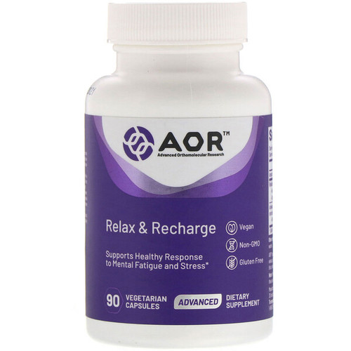 <img alt="Advanced Orthomolecular Research AOR, Relax & Recharge, 90 Vegetarian Capsules" title="Advanced Orthomolecular Research AOR, Relax & Recharge, 90 Vegetarian Capsules,624917083637"