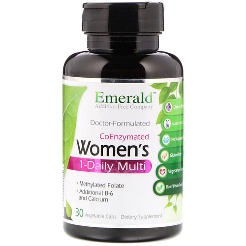 <img alt="Emerald Laboratories, CoEnzymated Womens 1-Daily Multi, 30 Vegetable Caps" title="Emerald Laboratories, CoEnzymated Womens 1-Daily Multi, 30 Vegetable Caps,743650003365"