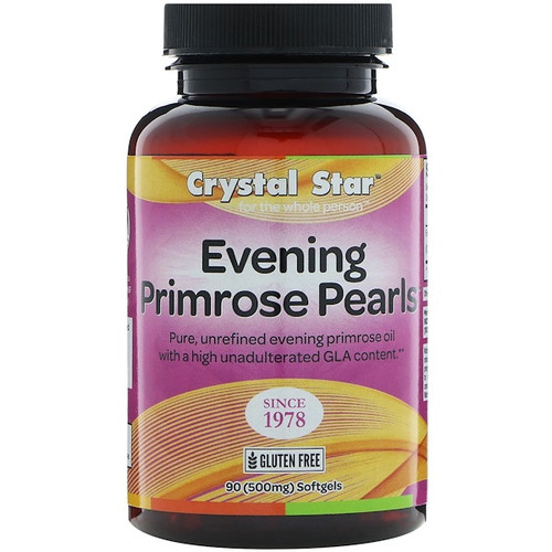 <img alt="Crystal Star, Evening Primrose Pearls, 500 mg , 90 Softgels" title="Crystal Star, Evening Primrose Pearls, 500 mg , 90 Softgels,747889022302"