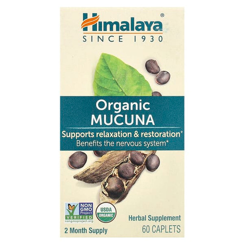 <img alt="Himalaya, Organic Mucuna, 60 Caplets" title="Himalaya, Organic Mucuna, 60 Caplets,605069427012"