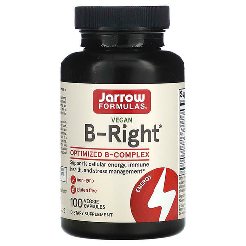<img alt="Jarrow Formulas, B-Right, 100 Veggie Capsules" title="Jarrow Formulas, B-Right, 100 Veggie Capsules,790011010067"