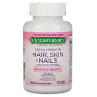 <img alt="Natures Bounty, Optimal Solutions, Extra Strength Hair, Skin & Nails, 150 Rapid Release Liquid Softgels" title="Natures Bounty, Optimal Solutions, Extra Strength Hair, Skin & Nails, 150 Rapid Release Liquid Softgels,074312357107"