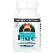 <img alt="Source Naturals, B-12 Fast Melt, 5 mg, 60 Tablets" title="Source Naturals, B-12 Fast Melt, 5 mg, 60 Tablets,021078024620"