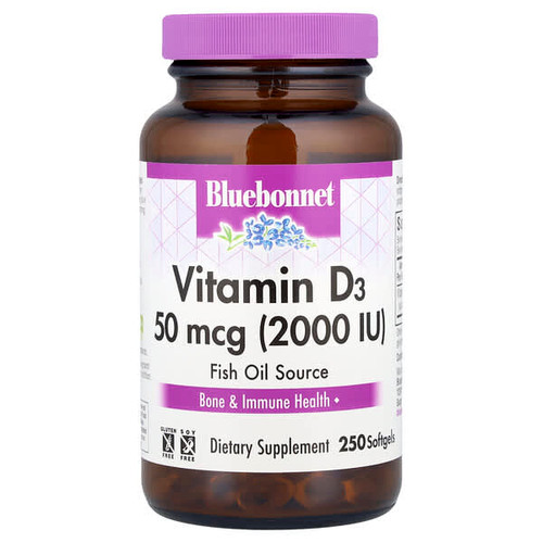<img alt="Bluebonnet Nutrition, Vitamin D3, 50 mcg (2,000 IU), 250 Softgels" title="Bluebonnet Nutrition, Vitamin D3, 50 mcg (2,000 IU), 250 Softgels,743715003194"