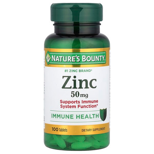 <img alt="Natures Bounty, Zinc, 50 mg, 100 Tablets" title="Natures Bounty, Zinc, 50 mg, 100 Tablets,074312020605"