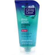 3 PACK of Clean & Clear, Deep Action Exfoliating Scrub, Oil Free, 5 oz (141 g)